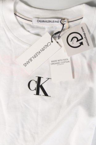 Γυναικείο t-shirt Calvin Klein Jeans, Μέγεθος XS, Χρώμα Λευκό, Τιμή 23,99 €