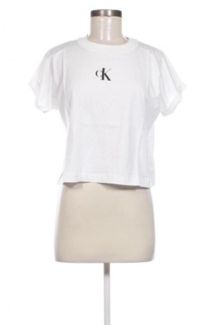 Tricou de femei Calvin Klein Jeans, Mărime XS, Culoare Alb, Preț 152,99 Lei