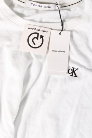 Γυναικείο t-shirt Calvin Klein Jeans, Μέγεθος L, Χρώμα Λευκό, Τιμή 29,99 €