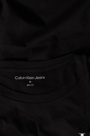 Дамска тениска Calvin Klein Jeans, Размер M, Цвят Черен, Цена 42,99 лв.