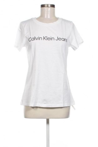 Damski T-shirt Calvin Klein Jeans, Rozmiar L, Kolor Biały, Cena 143,99 zł