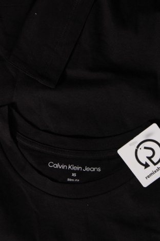 Дамска тениска Calvin Klein Jeans, Размер XS, Цвят Черен, Цена 42,99 лв.