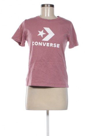 Damen T-Shirt Converse, Größe M, Farbe Lila, Preis € 15,29