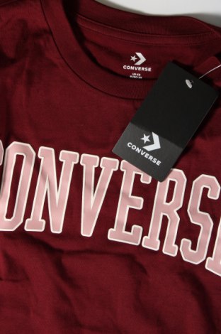 Γυναικείο t-shirt Converse, Μέγεθος XS, Χρώμα Κόκκινο, Τιμή 17,79 €