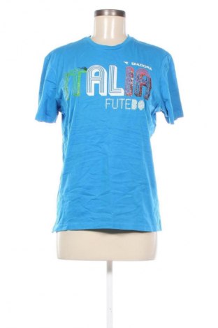 Damen T-Shirt Diadora, Größe S, Farbe Blau, Preis 3,99 €