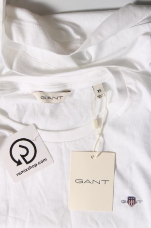 Γυναικείο t-shirt Gant, Μέγεθος XS, Χρώμα Λευκό, Τιμή 27,99 €