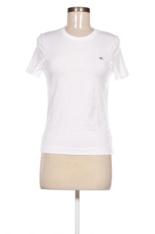 Damen T-Shirt Gant, Größe XS, Farbe Weiß, Preis 27,99 €