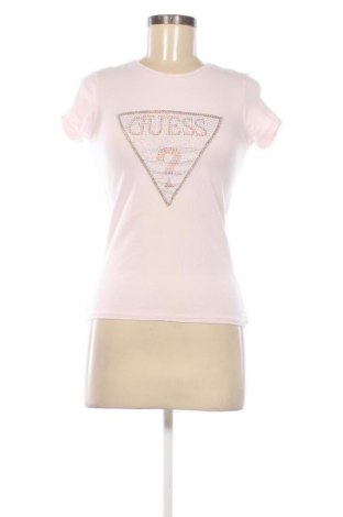 Damski T-shirt Guess, Rozmiar S, Kolor Różowy, Cena 86,99 zł