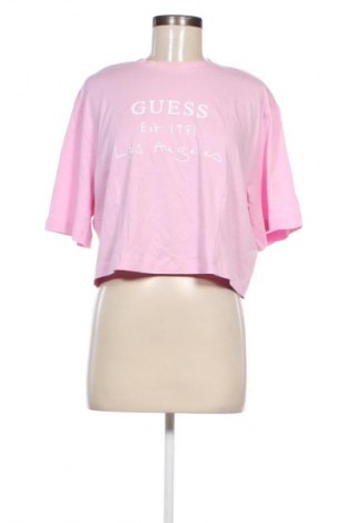 Γυναικείο t-shirt Guess, Μέγεθος L, Χρώμα Ρόζ , Τιμή 24,49 €