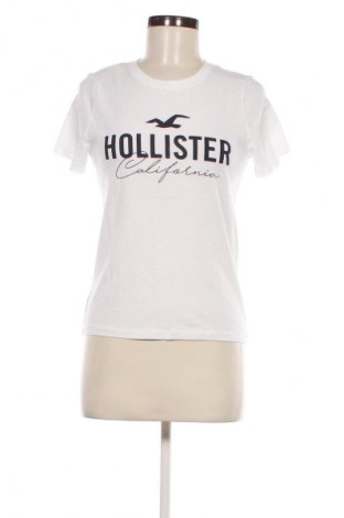 Дамска тениска Hollister, Размер S, Цвят Бял, Цена 10,49 лв.