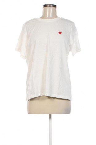 Γυναικείο t-shirt Jdy, Μέγεθος L, Χρώμα Λευκό, Τιμή 10,99 €