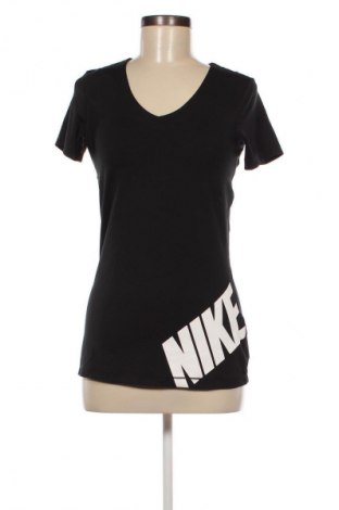 Γυναικείο t-shirt Nike, Μέγεθος M, Χρώμα Μαύρο, Τιμή 15,49 €