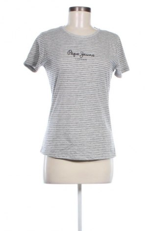 Γυναικείο t-shirt Pepe Jeans, Μέγεθος M, Χρώμα Γκρί, Τιμή 12,99 €