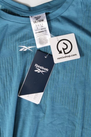 Γυναικείο t-shirt Reebok, Μέγεθος XL, Χρώμα Μπλέ, Τιμή 14,79 €