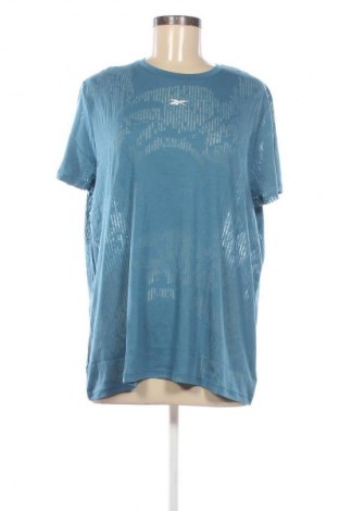 Γυναικείο t-shirt Reebok, Μέγεθος XL, Χρώμα Μπλέ, Τιμή 14,79 €