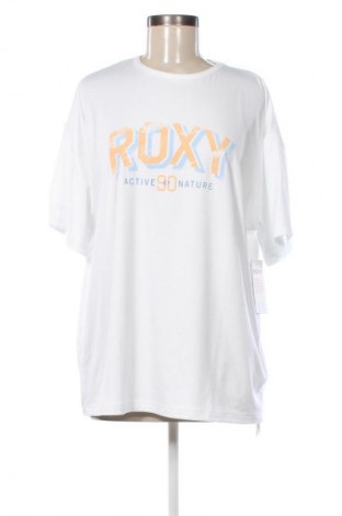 Γυναικείο t-shirt Roxy, Μέγεθος XL, Χρώμα Λευκό, Τιμή 18,99 €