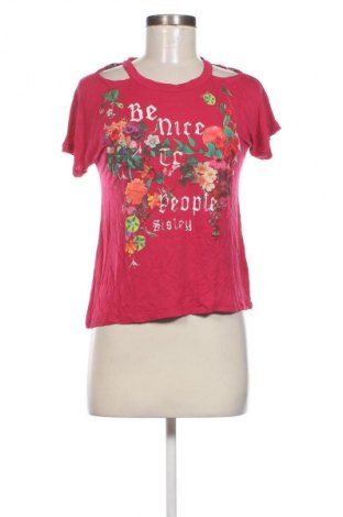 Damen T-Shirt Sisley, Größe S, Farbe Rosa, Preis 3,99 €