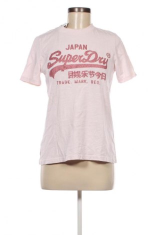 Damen T-Shirt Superdry, Größe S, Farbe Rosa, Preis 20,99 €