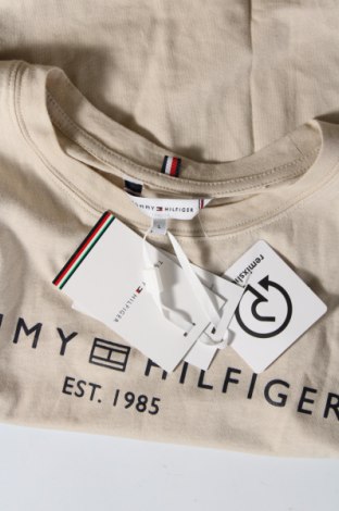 Damski T-shirt Tommy Hilfiger, Rozmiar L, Kolor ecru, Cena 154,99 zł