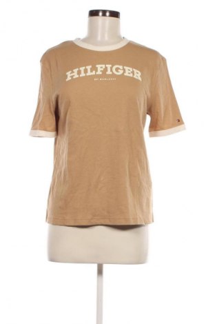 Γυναικείο t-shirt Tommy Hilfiger, Μέγεθος M, Χρώμα  Μπέζ, Τιμή 25,99 €