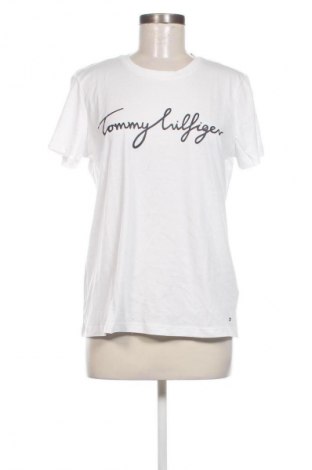 Damski T-shirt Tommy Hilfiger, Rozmiar L, Kolor Biały, Cena 133,99 zł