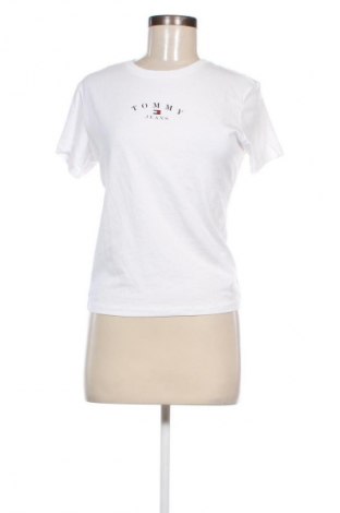 Γυναικείο t-shirt Tommy Jeans, Μέγεθος M, Χρώμα Λευκό, Τιμή 29,99 €