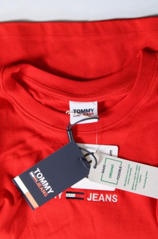 Damen T-Shirt Tommy Jeans, Größe M, Farbe Rot, Preis € 27,99