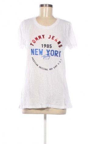 Γυναικείο t-shirt Tommy Jeans, Μέγεθος M, Χρώμα Λευκό, Τιμή 21,49 €