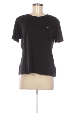 Γυναικείο t-shirt Tommy Jeans, Μέγεθος L, Χρώμα Μαύρο, Τιμή 31,99 €