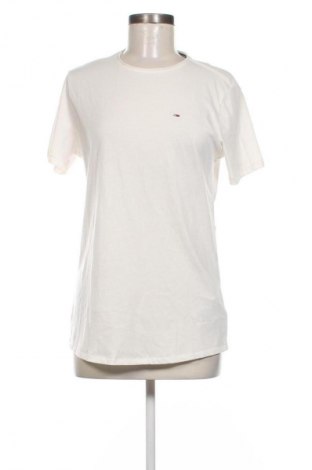 Γυναικείο t-shirt Tommy Jeans, Μέγεθος S, Χρώμα Εκρού, Τιμή 15,49 €