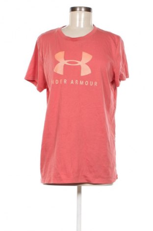 Γυναικείο t-shirt Under Armour, Μέγεθος XL, Χρώμα Ρόζ , Τιμή 22,99 €