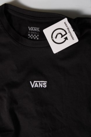 Γυναικείο t-shirt Vans, Μέγεθος XS, Χρώμα Μαύρο, Τιμή 14,99 €