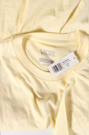 Γυναικείο t-shirt Vans, Μέγεθος XS, Χρώμα Κίτρινο, Τιμή 13,29 €