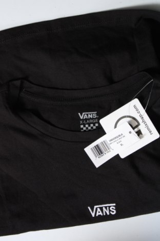 Γυναικείο t-shirt Vans, Μέγεθος XL, Χρώμα Μαύρο, Τιμή 23,99 €