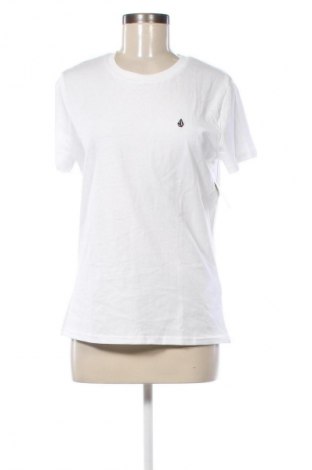 Damen T-Shirt Volcom, Größe M, Farbe Weiß, Preis 23,99 €