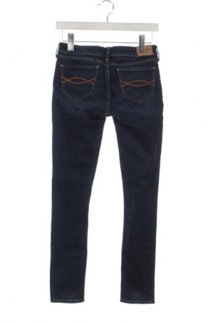 Damskie jeansy Abercrombie & Fitch, Rozmiar XS, Kolor Niebieski, Cena 24,99 zł