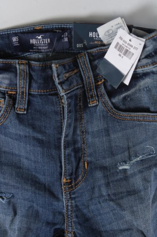 Damskie jeansy Hollister, Rozmiar XS, Kolor Niebieski, Cena 44,99 zł