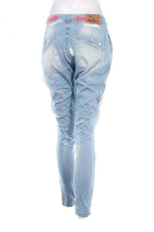 Damen Jeans Over-D, Größe L, Farbe Blau, Preis 10,99 €