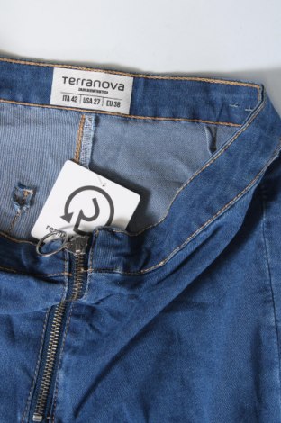 Damskie jeansy Terranova, Rozmiar XS, Kolor Niebieski, Cena 26,99 zł