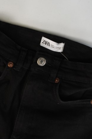 Дамски дънки Zara, Размер XXS, Цвят Черен, Цена 10,99 лв.