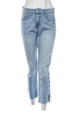 Damskie jeansy Zara Trafaluc, Rozmiar S, Kolor Niebieski, Cena 29,99 zł