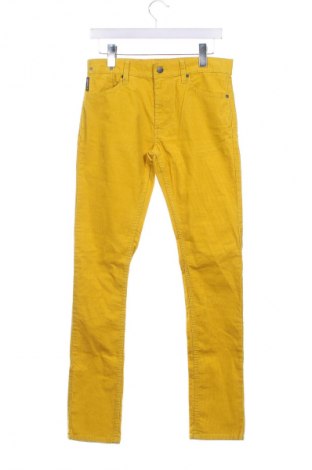 Pantaloni de velvet de femei 55 DSL, Mărime M, Culoare Galben, Preț 79,99 Lei