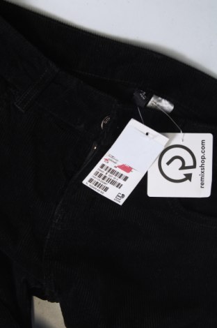 Dámské manšestráky  H&M Divided, Velikost XS, Barva Černá, Cena  578,00 Kč