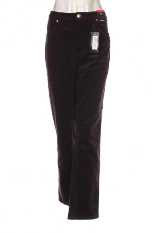 Pantaloni de velvet de femei Marks & Spencer, Mărime XL, Culoare Maro, Preț 42,99 Lei