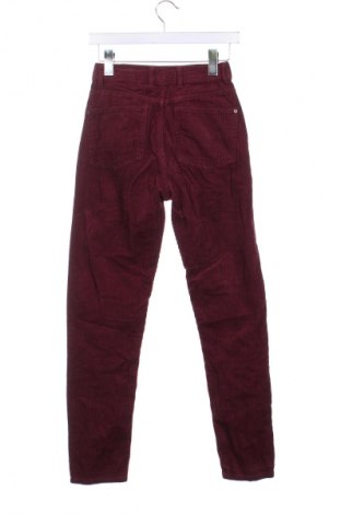 Pantaloni de velvet de femei Terranova, Mărime S, Culoare Roșu, Preț 38,99 Lei