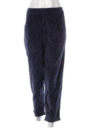 Pantaloni de velvet de femei United Colors Of Benetton, Mărime XL, Culoare Albastru, Preț 41,99 Lei