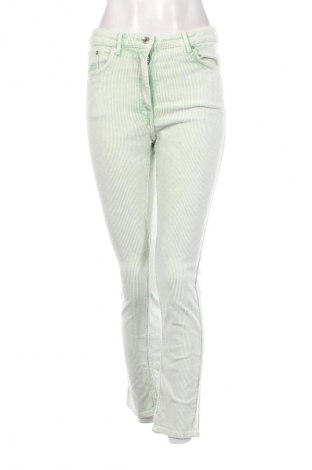 Pantaloni de velvet de femei Weekday, Mărime S, Culoare Verde, Preț 67,99 Lei