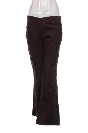 Pantaloni de velvet de femei Zara, Mărime M, Culoare Maro, Preț 31,99 Lei