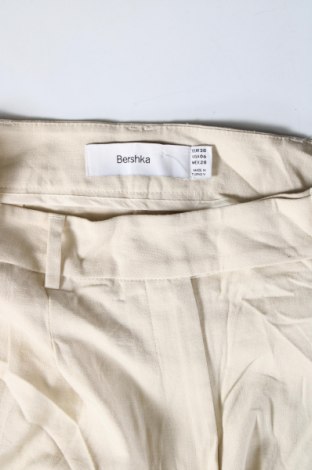 Pantaloni de femei Bershka, Mărime M, Culoare Bej, Preț 27,99 Lei