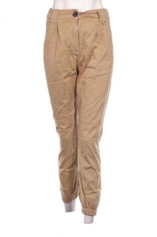 Damenhose Bershka, Größe S, Farbe Beige, Preis 20,29 €